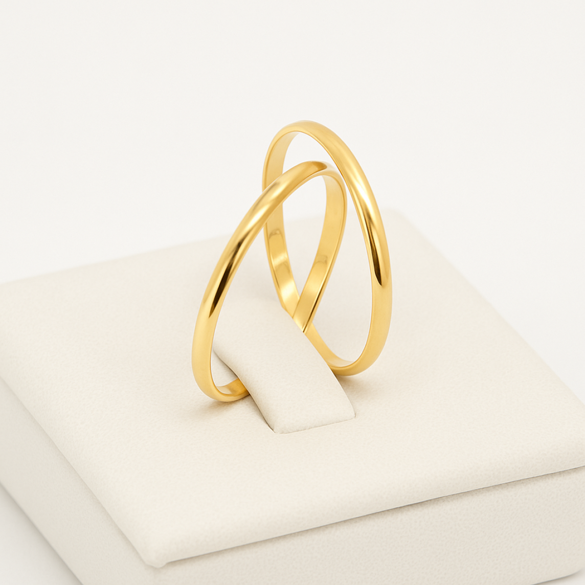 Aliança Boleada 2mm em Ouro 18k/750 